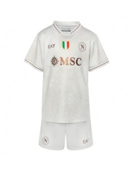 SSC Napoli Dječji Gostujuci Dres kompleti 2025-26 Kratak Rukavima (+ kratke hlače)